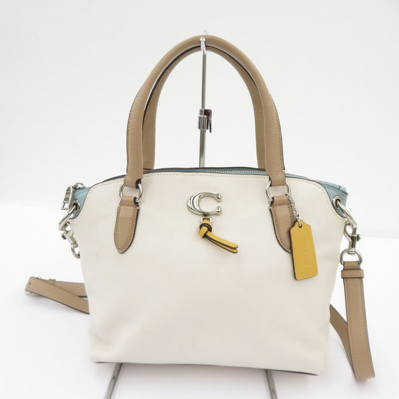 COACH | コーチ レミ サッチェル カラーブロック その他バッグ B2032-1318 ホワイト【瀬戸大橋店】