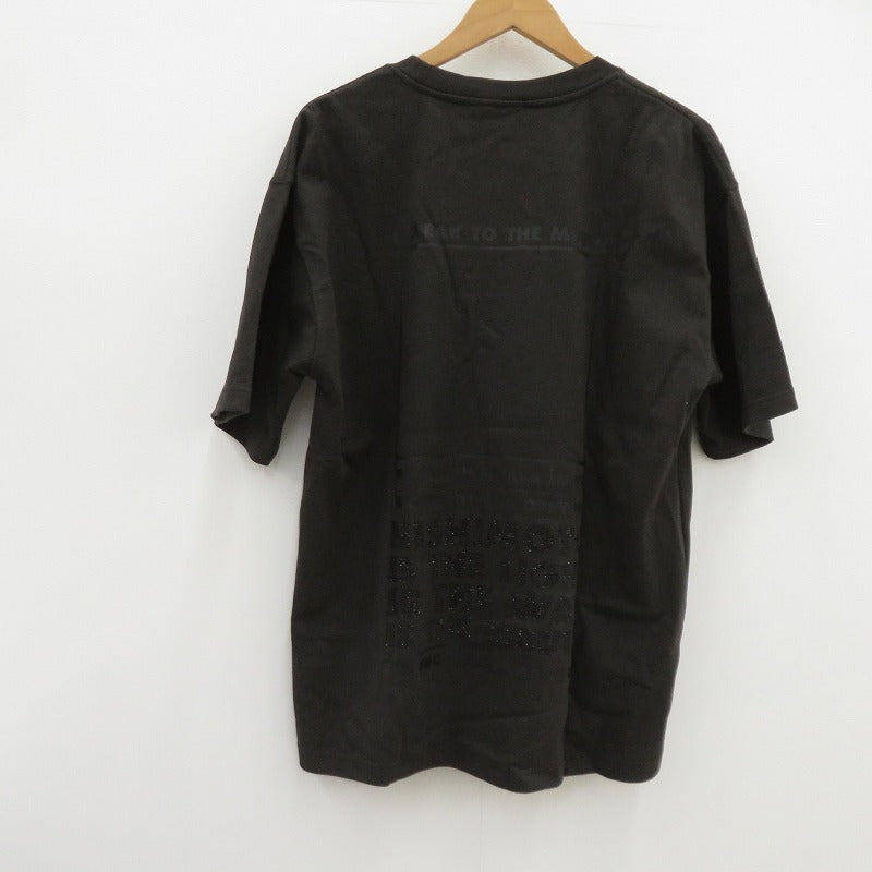 NISHIMOTO IS THE MOUTH 半袖Ｔシャツ NIM-L11CRSD ブラック サイズ：L【瀬戸大橋店】
