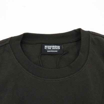 NISHIMOTO IS THE MOUTH 半袖Ｔシャツ NIM-L11CRSD ブラック サイズ：L【瀬戸大橋店】