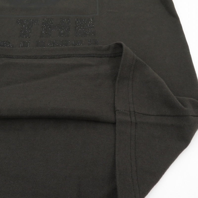 NISHIMOTO IS THE MOUTH 半袖Ｔシャツ NIM-L11CRSD ブラック サイズ：L【瀬戸大橋店】
