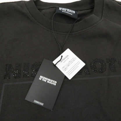NISHIMOTO IS THE MOUTH 半袖Ｔシャツ NIM-L11CRSD ブラック サイズ：L【瀬戸大橋店】
