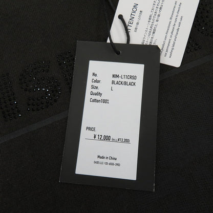 NISHIMOTO IS THE MOUTH 半袖Ｔシャツ NIM-L11CRSD ブラック サイズ：L【瀬戸大橋店】