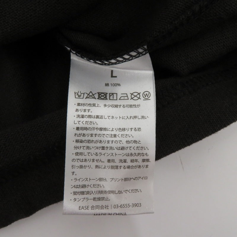 NISHIMOTO IS THE MOUTH 半袖Ｔシャツ NIM-L11CRSD ブラック サイズ：L【瀬戸大橋店】