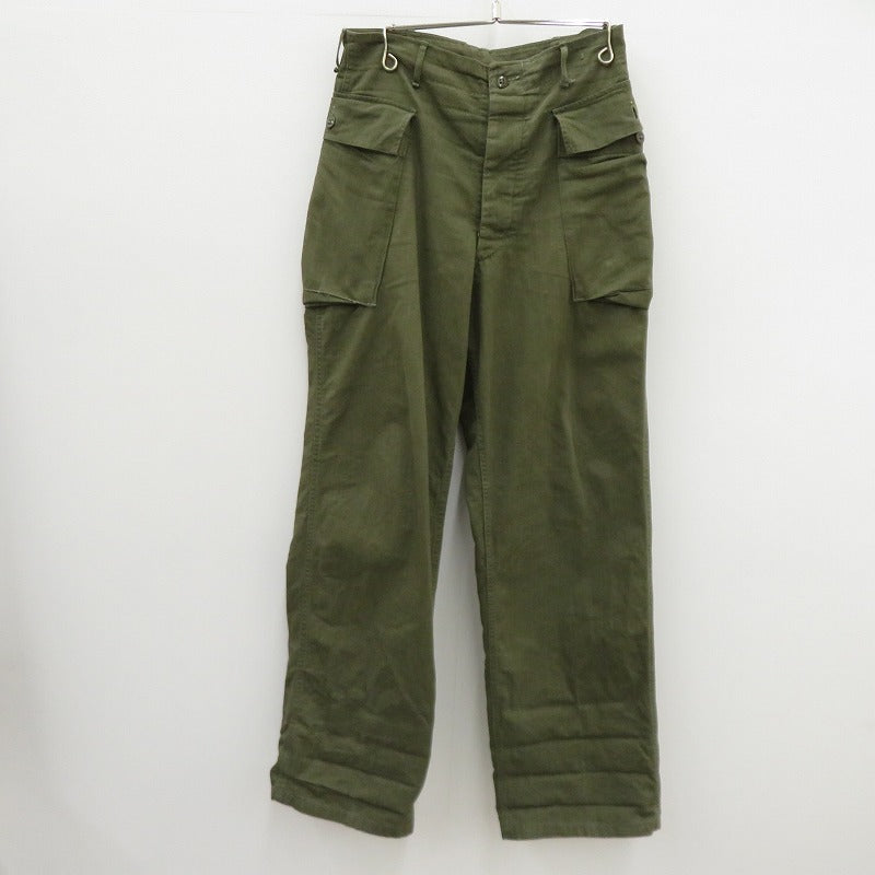 MILITARY衣料 | ミリタリーイリョウ アメリカ軍/M43 HBT 40'S パンツ カーキ サイズ：30【瀬戸大橋店】