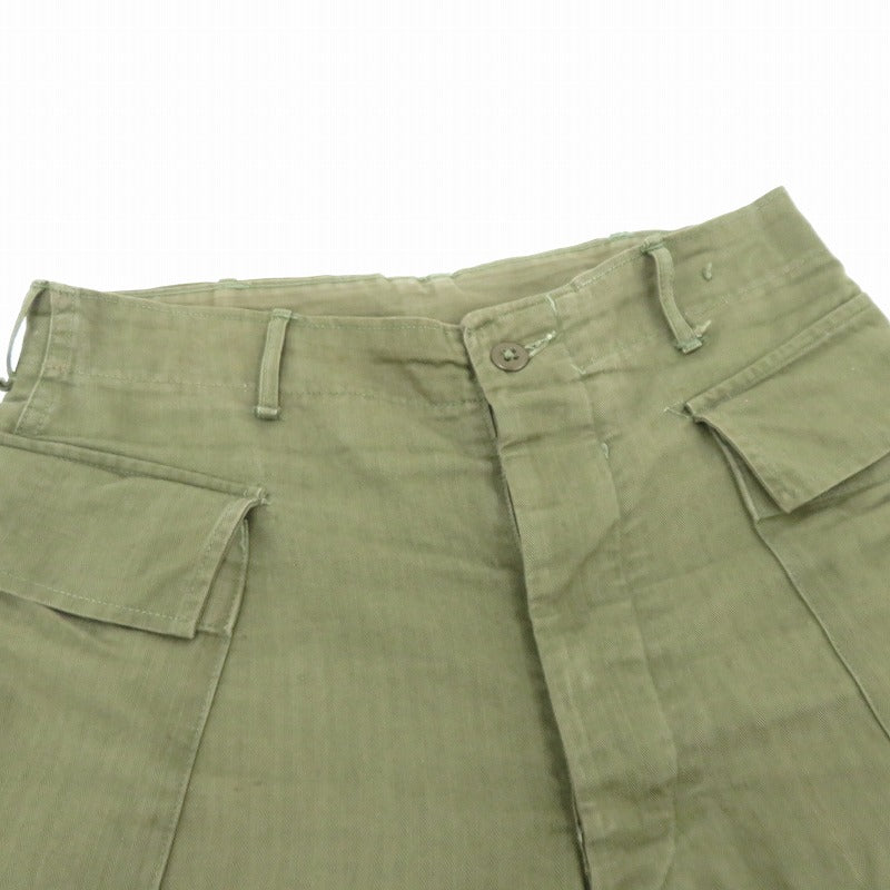 MILITARY衣料 | ミリタリーイリョウ アメリカ軍/M43 HBT 40'S パンツ カーキ サイズ：30【瀬戸大橋店】