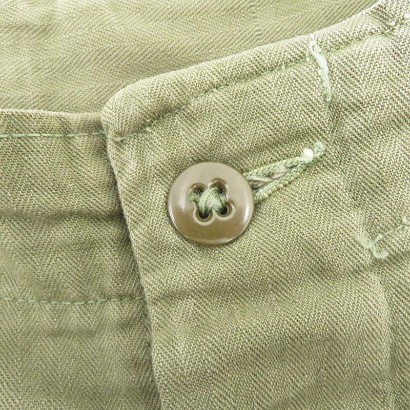 MILITARY衣料 | ミリタリーイリョウ アメリカ軍/M43 HBT 40'S パンツ カーキ サイズ：30【瀬戸大橋店】