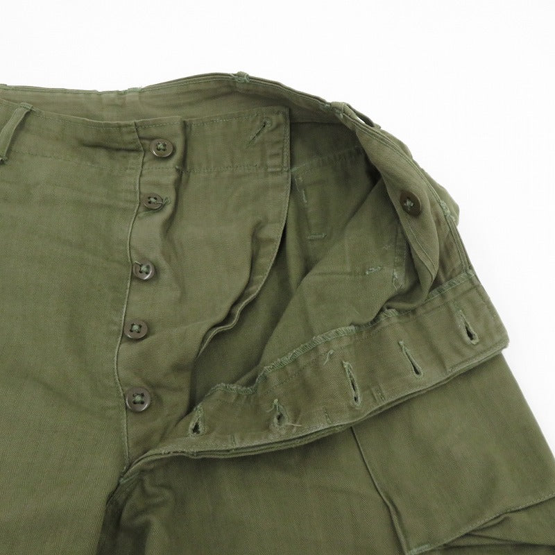 MILITARY衣料 | ミリタリーイリョウ アメリカ軍/M43 HBT 40'S パンツ カーキ サイズ：30【瀬戸大橋店】