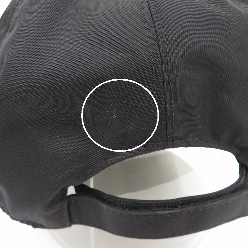 PRADA | プラダ RE-NYLON キャップ 2HC179 2DMI ブラック サイズ：L【瀬戸大橋店】