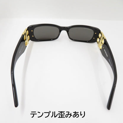 BALENCIAGA | バレンシアガ Dynasty Rectangle サングラス BB0096S サイズ：51□18-130 ブラック【瀬戸大橋店】
