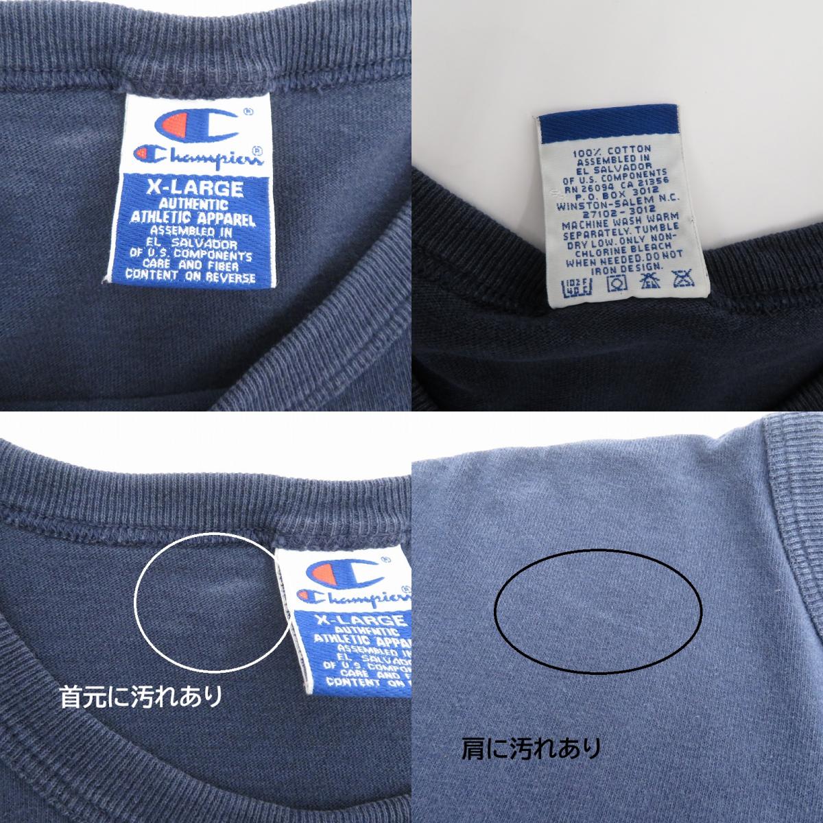 Champion | チャンピオン Widener/カレッジTEE 半袖Ｔシャツ ネイビー サイズ：XL【瀬戸大橋店】