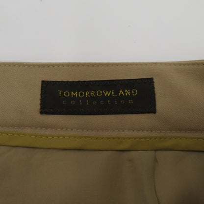 TOMORROWLAND | トゥモローランド スーパーファインサキソニー ペンシルパンツ パンツ 13-04-34-04357 ベージュ サイズ：32【瀬戸大橋店】