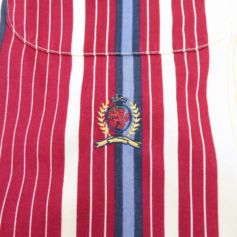 TOMMY HILFIGER | トミーヒルフィガー 90’ バーバーストライプボタンダウンシャツ 長袖シャツ マルチカラー サイズ：S【瀬戸大橋店】