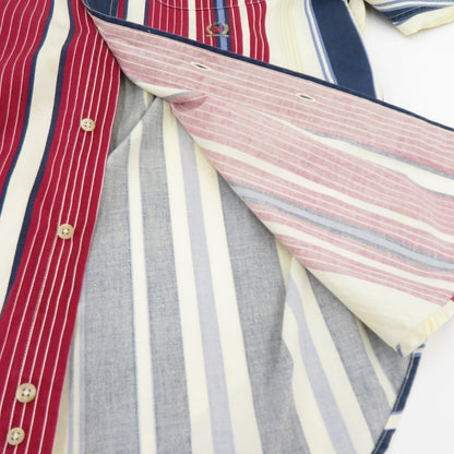 TOMMY HILFIGER | トミーヒルフィガー 90’ バーバーストライプボタンダウンシャツ 長袖シャツ マルチカラー サイズ：S【瀬戸大橋店】