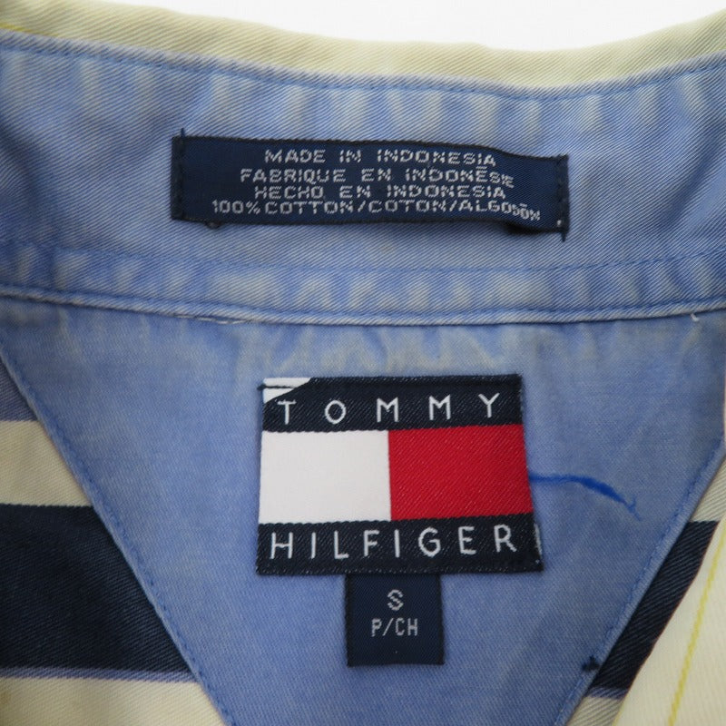TOMMY HILFIGER | トミーヒルフィガー 90’ バーバーストライプボタンダウンシャツ 長袖シャツ マルチカラー サイズ：S【瀬戸大橋店】