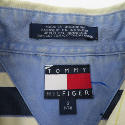 TOMMY HILFIGER | トミーヒルフィガー 90’ バーバーストライプボタンダウンシャツ 長袖シャツ マルチカラー サイズ：S【瀬戸大橋店】