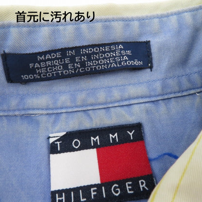 TOMMY HILFIGER | トミーヒルフィガー 90’ バーバーストライプボタンダウンシャツ 長袖シャツ マルチカラー サイズ：S【瀬戸大橋店】