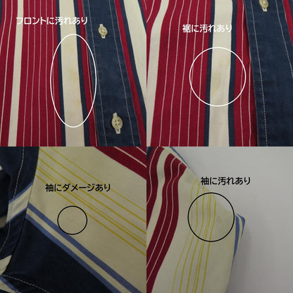 TOMMY HILFIGER | トミーヒルフィガー 90’ バーバーストライプボタンダウンシャツ 長袖シャツ マルチカラー サイズ：S【瀬戸大橋店】