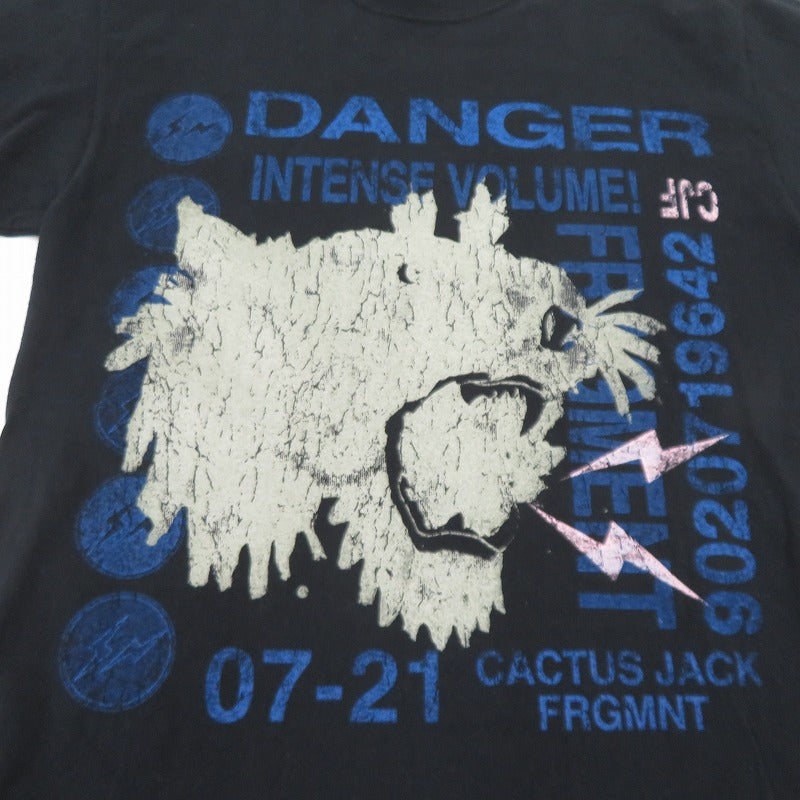 CACTUS JACK | カクタスジャック　トラヴィス ×Fragment Design/DANGER TEE 半袖Ｔシャツ ブラック サイズ：M【瀬戸大橋店】