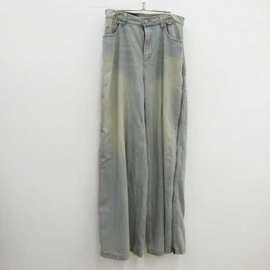 adidas | アディダス Adilenium Season 3 Zip Washed Denim Pants デニムパンツ JX9210 ブルー サイズ：27【瀬戸大橋店】