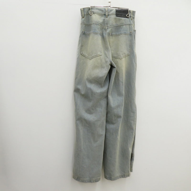 adidas | アディダス Adilenium Season 3 Zip Washed Denim Pants デニムパンツ JX9210 ブルー サイズ：27【瀬戸大橋店】