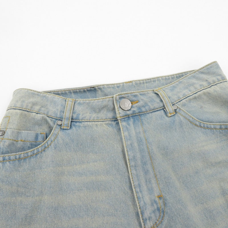 adidas | アディダス Adilenium Season 3 Zip Washed Denim Pants デニムパンツ JX9210 ブルー サイズ：27【瀬戸大橋店】