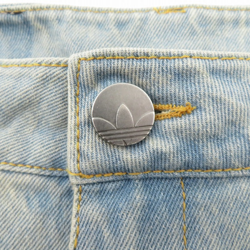 adidas | アディダス Adilenium Season 3 Zip Washed Denim Pants デニムパンツ JX9210 ブルー サイズ：27【瀬戸大橋店】