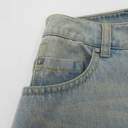 adidas | アディダス Adilenium Season 3 Zip Washed Denim Pants デニムパンツ JX9210 ブルー サイズ：27【瀬戸大橋店】
