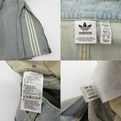 adidas | アディダス Adilenium Season 3 Zip Washed Denim Pants デニムパンツ JX9210 ブルー サイズ：27【瀬戸大橋店】