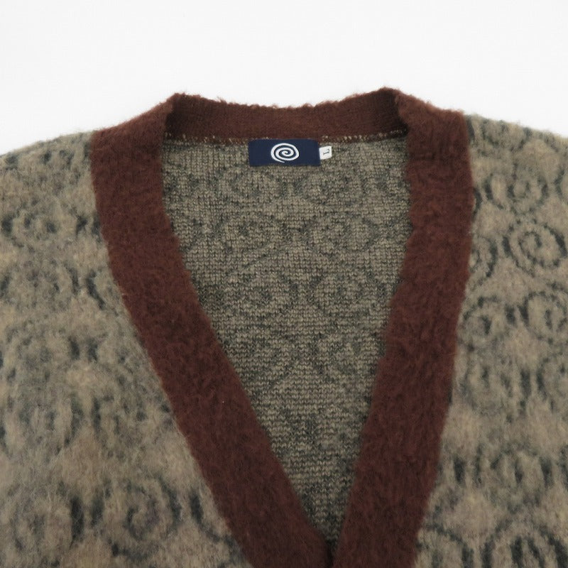 SOL SOONERORLATER/Shaggy Knit Cardigan カーディガン ブラウン サイズ：L【瀬戸大橋店】