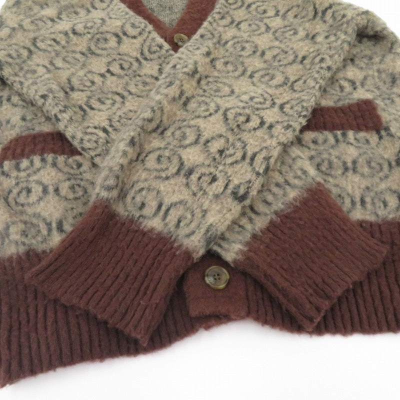 SOL SOONERORLATER/Shaggy Knit Cardigan カーディガン ブラウン サイズ：L【瀬戸大橋店】