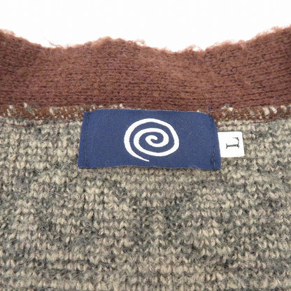 SOL SOONERORLATER/Shaggy Knit Cardigan カーディガン ブラウン サイズ：L【瀬戸大橋店】