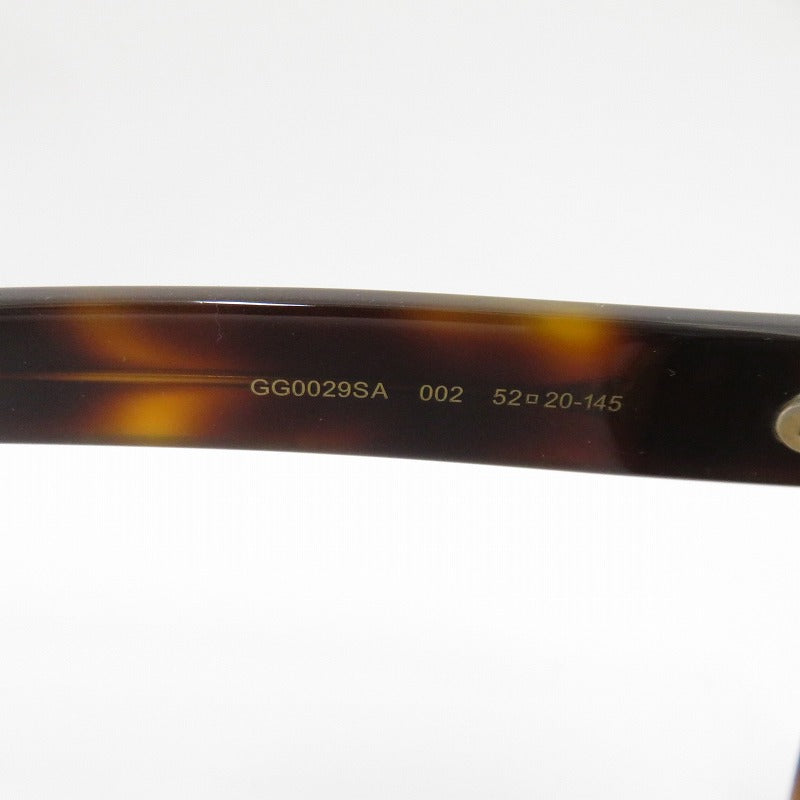 GUCCI | グッチ サングラス GG0029SA サイズ：52□20 145 ブラウン【瀬戸大橋店】