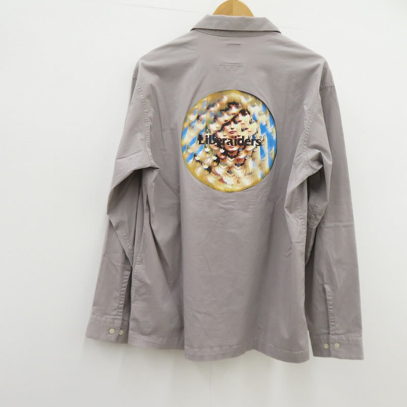 LIBERAIDERS | リベレイダース CIRCLE ACID SHIRT 長袖シャツ 751032001 グレー サイズ：M【瀬戸大橋店】