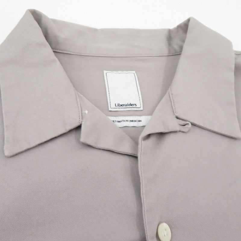 LIBERAIDERS | リベレイダース CIRCLE ACID SHIRT 長袖シャツ 751032001 グレー サイズ：M【瀬戸大橋店】
