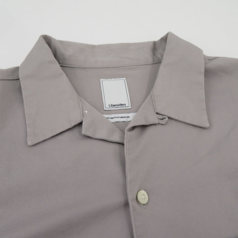 LIBERAIDERS | リベレイダース CIRCLE ACID SHIRT 長袖シャツ 751032001 グレー サイズ：M【瀬戸大橋店】