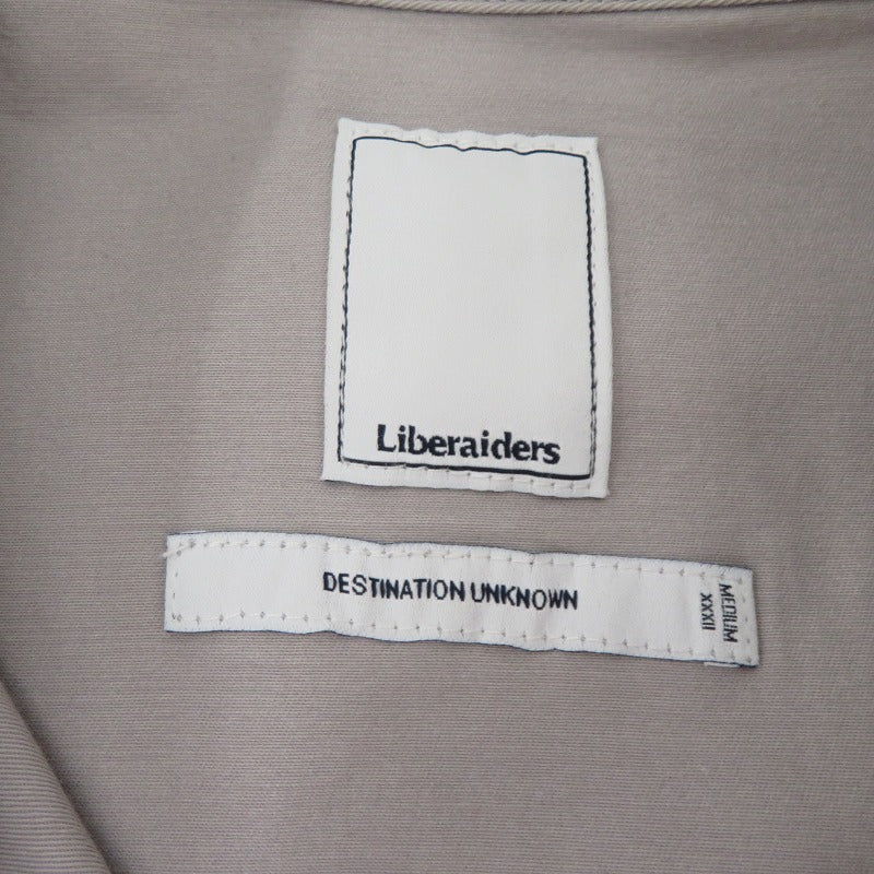 LIBERAIDERS | リベレイダース CIRCLE ACID SHIRT 長袖シャツ 751032001 グレー サイズ：M【瀬戸大橋店】