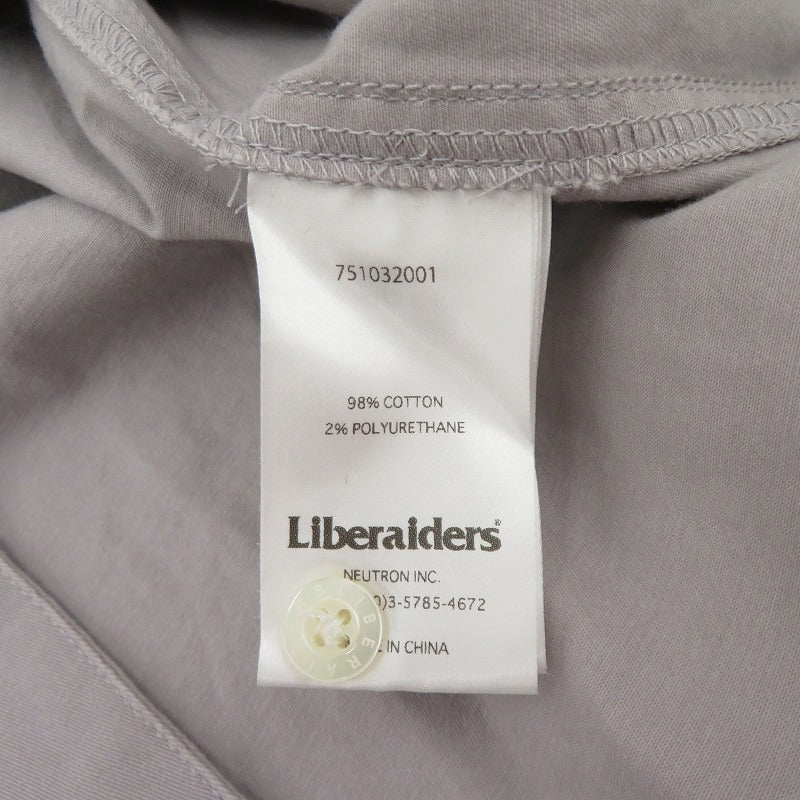 LIBERAIDERS | リベレイダース CIRCLE ACID SHIRT 長袖シャツ 751032001 グレー サイズ：M【瀬戸大橋店】