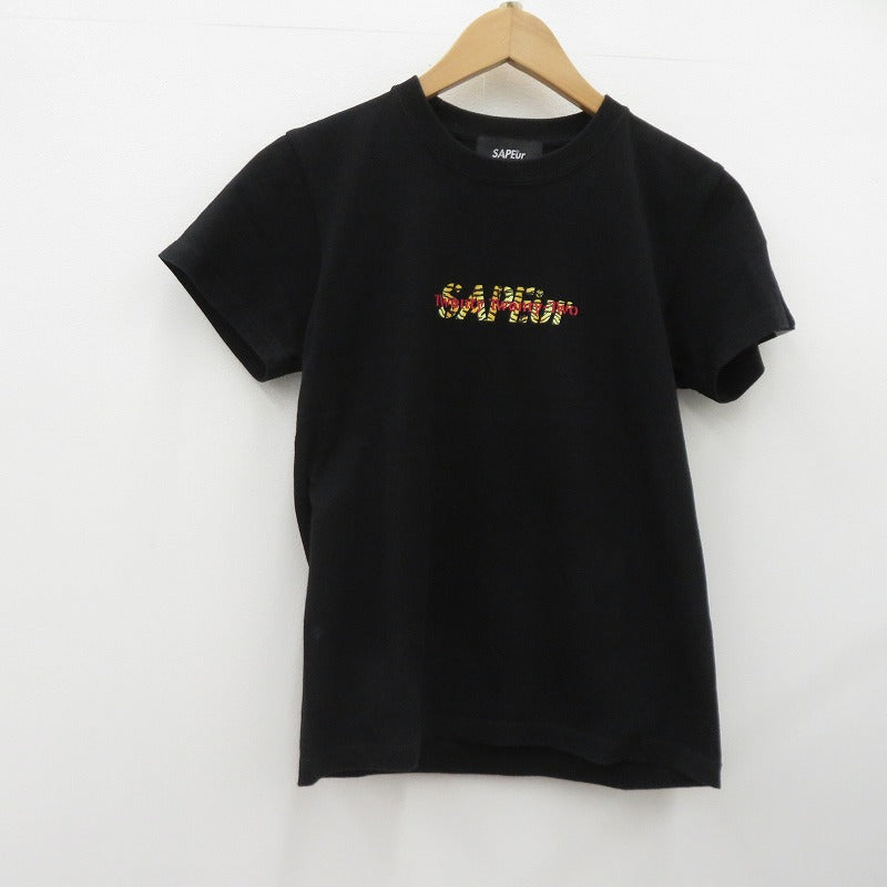 SAPEur | サプール 2022 半袖Ｔシャツ ブラック サイズ：L【瀬戸大橋店】