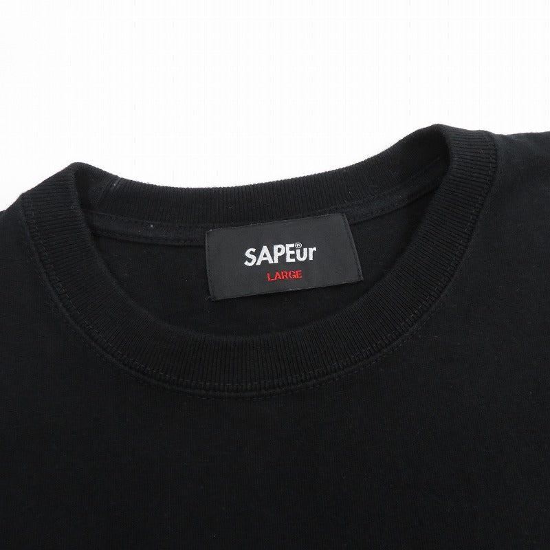 SAPEur | サプール 2022 半袖Ｔシャツ ブラック サイズ：L【瀬戸大橋店】