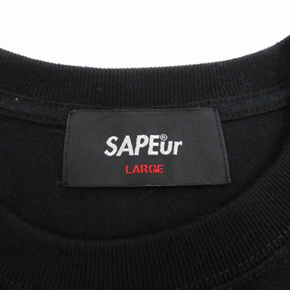 SAPEur | サプール 2022 半袖Ｔシャツ ブラック サイズ：L【瀬戸大橋店】
