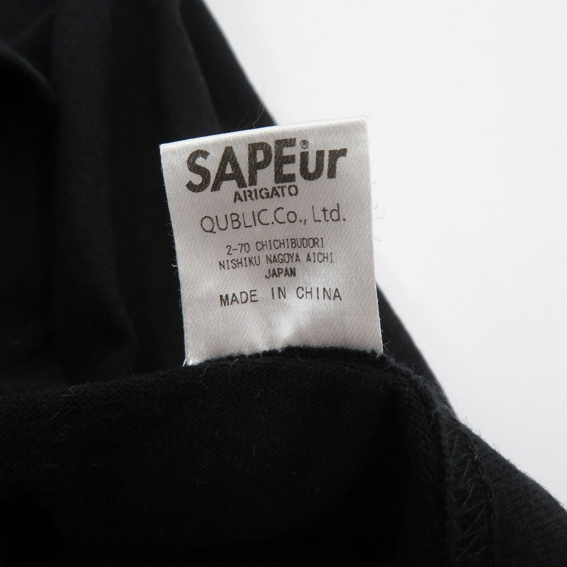 SAPEur | サプール 2022 半袖Ｔシャツ ブラック サイズ：L【瀬戸大橋店】