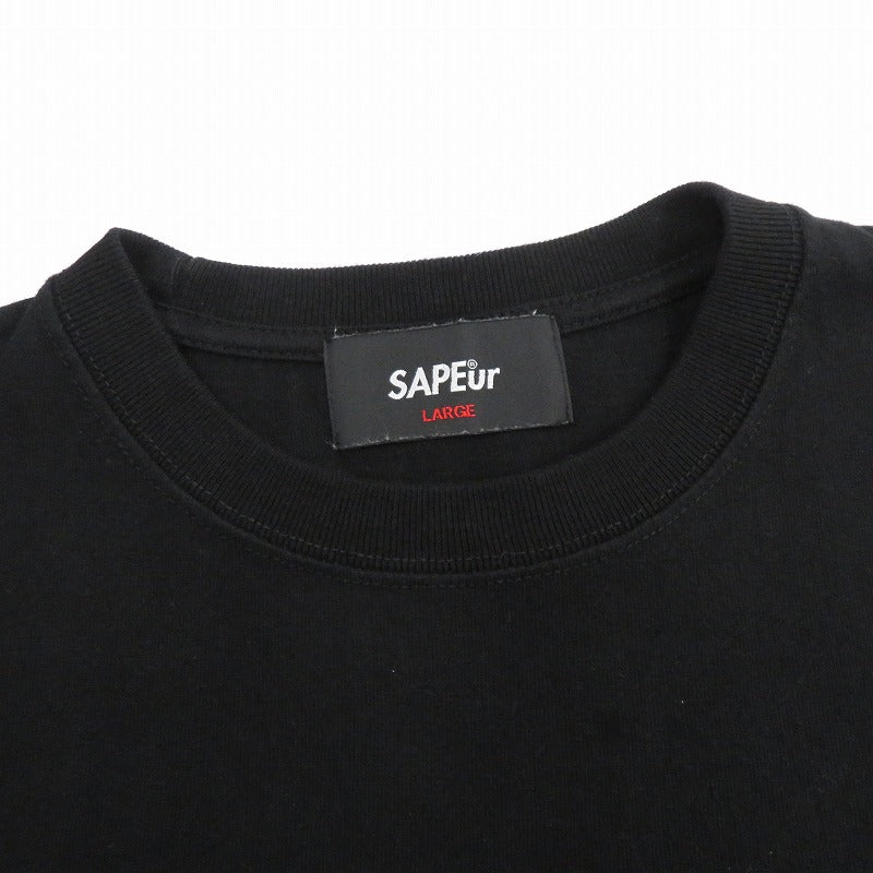 SAPEur | サプール WANIDOG 半袖Ｔシャツ ブラック サイズ：L【瀬戸大橋店】