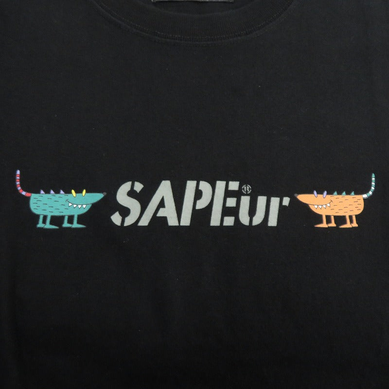 SAPEur | サプール WANIDOG 半袖Ｔシャツ ブラック サイズ：L【瀬戸大橋店】