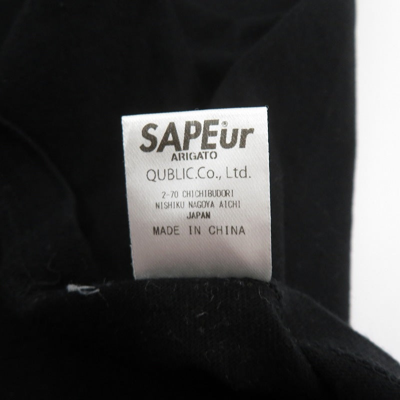 SAPEur | サプール WANIDOG 半袖Ｔシャツ ブラック サイズ：L【瀬戸大橋店】