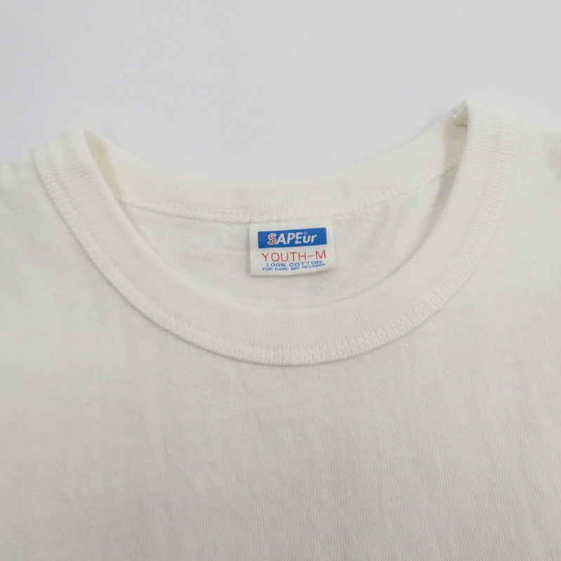 SAPEur | サプール × ビックリマン お邪魔王 半袖Ｔシャツ ホワイト サイズ：M【瀬戸大橋店】