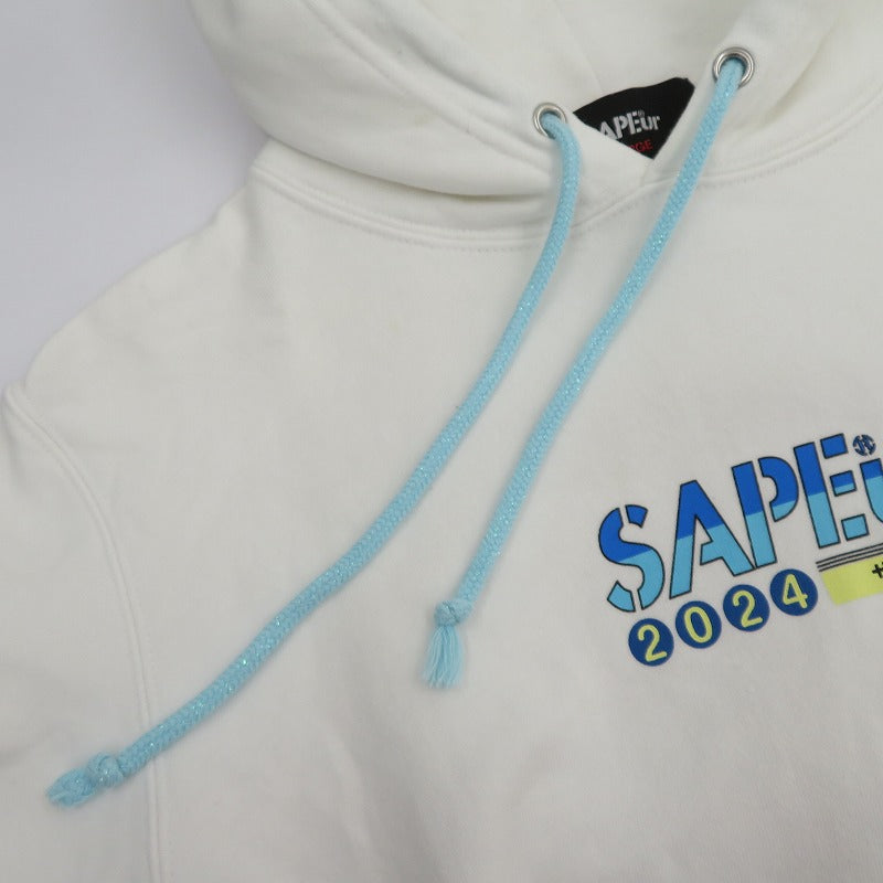 SAPEur | サプール × ドラゴンボール パーカー ホワイト サイズ：L【瀬戸大橋店】