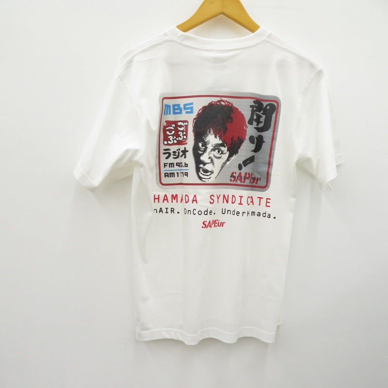 SAPEur | サプール × ごぶごぶラジオ KOUSEIIN S/S TEE 半袖Ｔシャツ A0025-299 ホワイト サイズ：S【瀬戸大橋店】