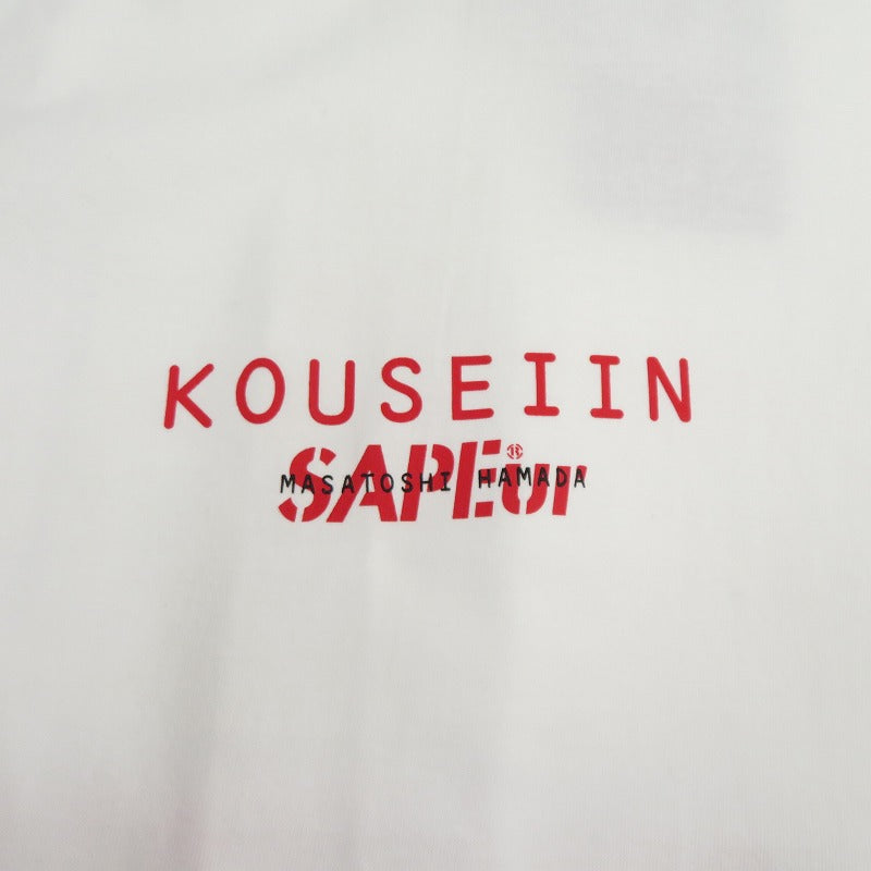 SAPEur | サプール × ごぶごぶラジオ KOUSEIIN S/S TEE 半袖Ｔシャツ A0025-299 ホワイト サイズ：S【瀬戸大橋店】