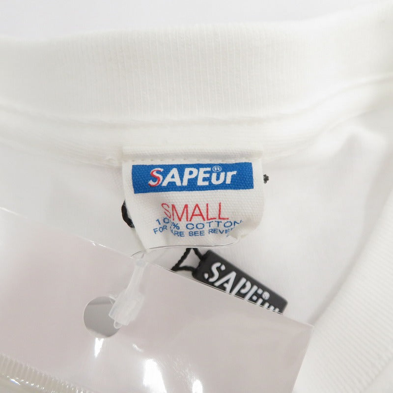 SAPEur | サプール × ごぶごぶラジオ KOUSEIIN S/S TEE 半袖Ｔシャツ A0025-299 ホワイト サイズ：S【瀬戸大橋店】