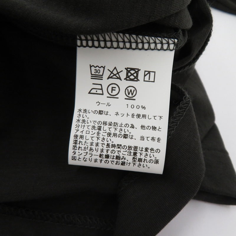 GOLD | ゴールド 1/48 SUMMER WOOL REGULAR T-SHIRT 半袖Ｔシャツ GL79487 ブラック サイズ：S【瀬戸大橋店】